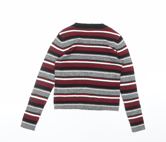 Womens UK Size M Divided by H&M Multicoloured Pullover Jumper