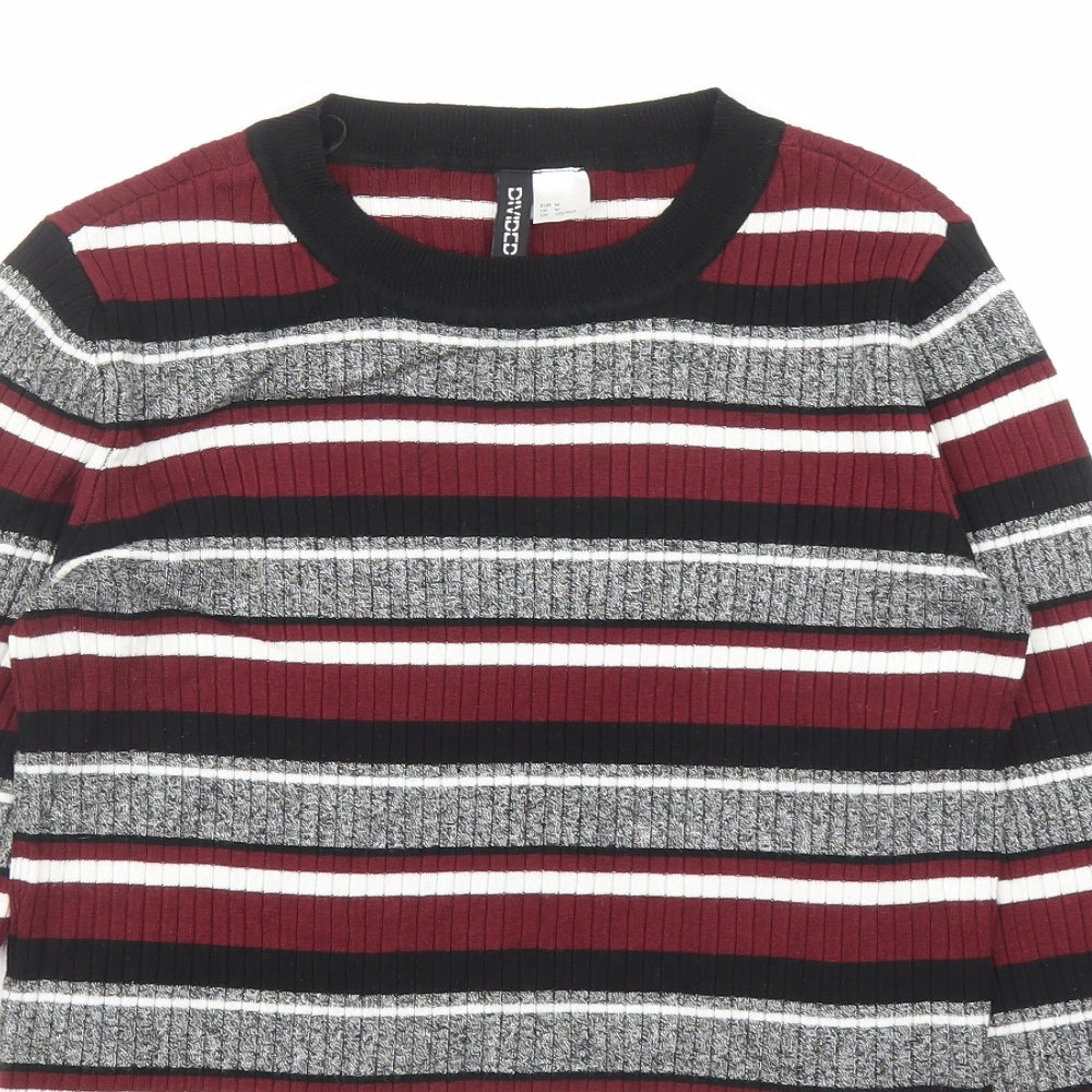 Womens UK Size M Divided by H&M Multicoloured Pullover Jumper