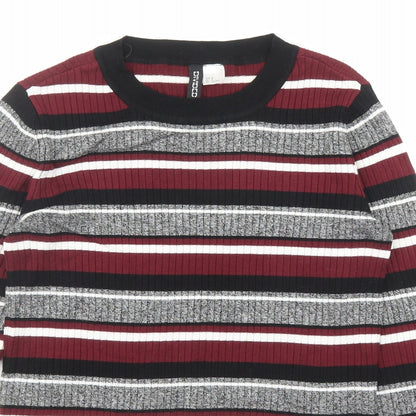 Womens UK Size M Divided by H&M Multicoloured Pullover Jumper