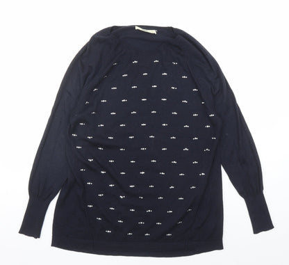 Womens UK Size M Oasis Blue Pullover Jumper