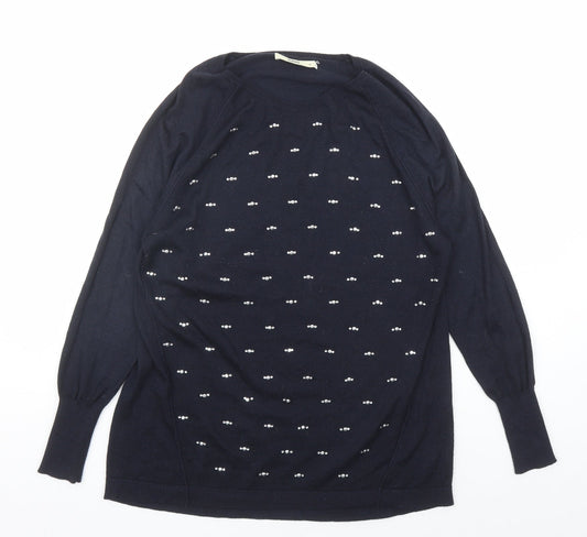 Womens UK Size M Oasis Blue Pullover Jumper