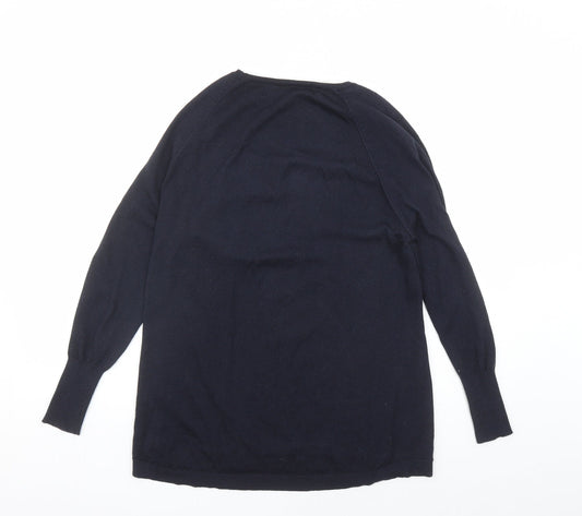 Womens UK Size M Oasis Blue Pullover Jumper