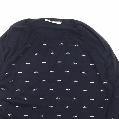 Womens UK Size M Oasis Blue Pullover Jumper