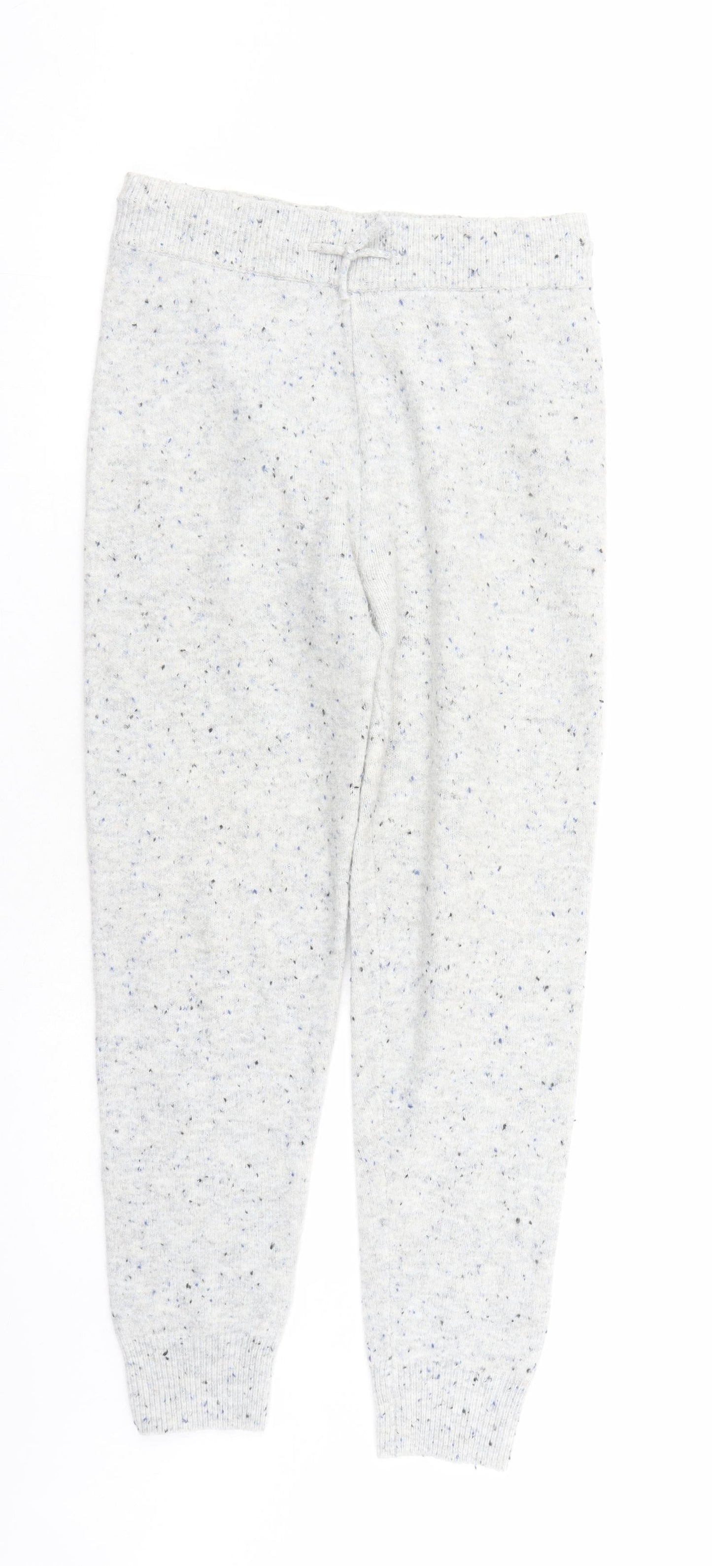 Womens UK Size S Marks and Spencer Regular Fit  Grey Trousers
