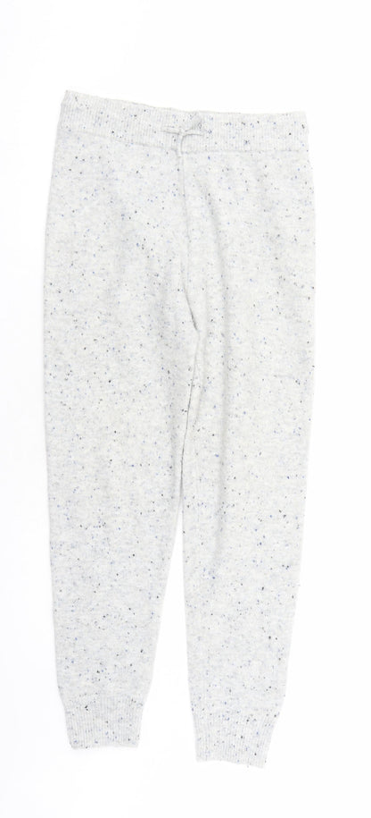 Womens UK Size S Marks and Spencer Regular Fit  Grey Trousers