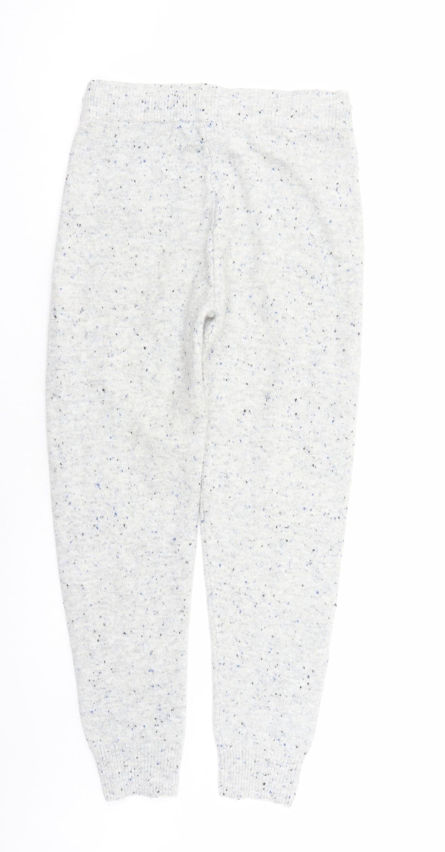 Womens UK Size S Marks and Spencer Regular Fit  Grey Trousers