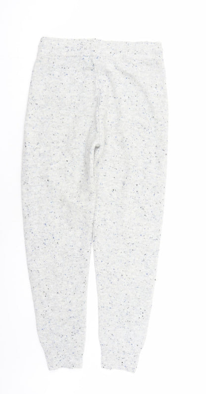 Womens UK Size S Marks and Spencer Regular Fit  Grey Trousers