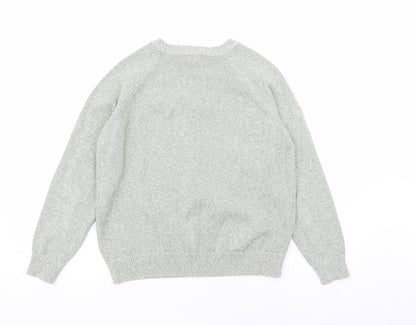 Womens UK Size M Marks and Spencer Green Pullover Jumper