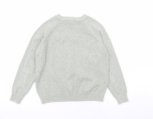 Womens UK Size M Marks and Spencer Green Pullover Jumper