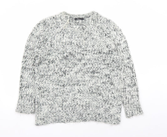 Womens UK Size M Bonmarché Grey Pullover Jumper