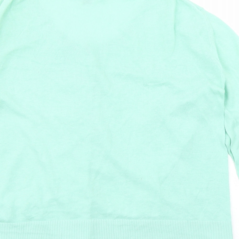 Womens UK Size S Gap Green Cardigan Jumper