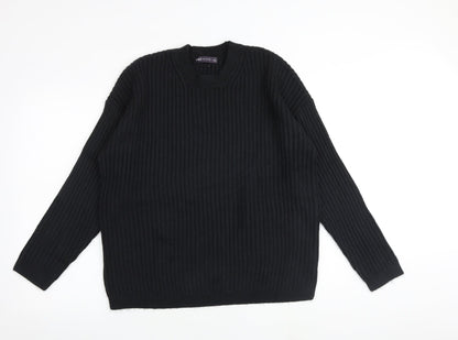 Womens UK Size M Marks and Spencer Black Pullover Jumper