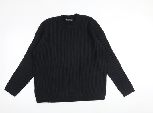 Womens UK Size M Marks and Spencer Black Pullover Jumper