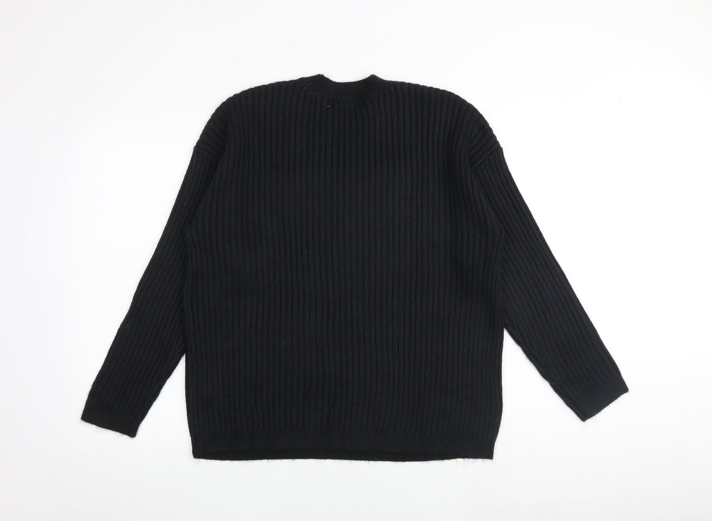 Womens UK Size M Marks and Spencer Black Pullover Jumper