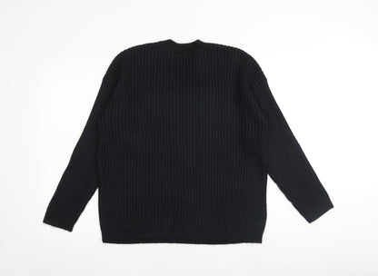 Womens UK Size M Marks and Spencer Black Pullover Jumper