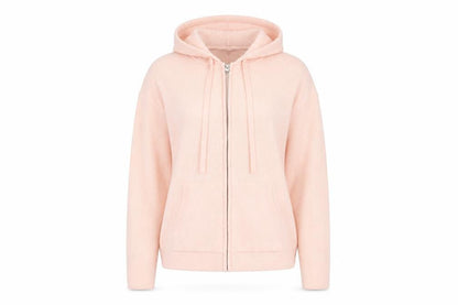 Womens UK Size S Marks and Spencer Pink Full Zip Jumper