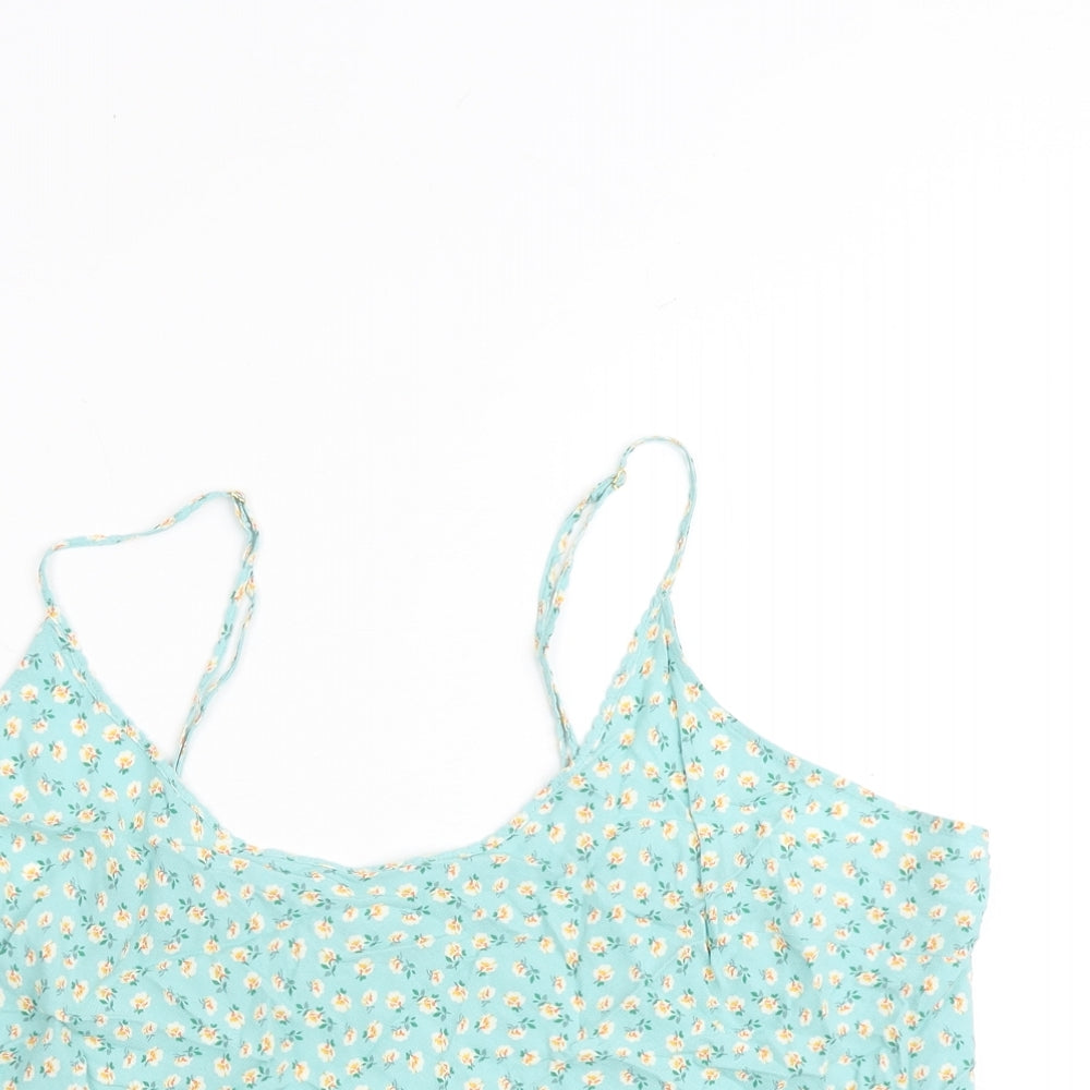 Womens UK Size 22 Marks and Spencer Green Camisole Tank