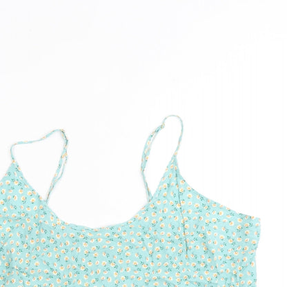 Womens UK Size 22 Marks and Spencer Green Camisole Tank