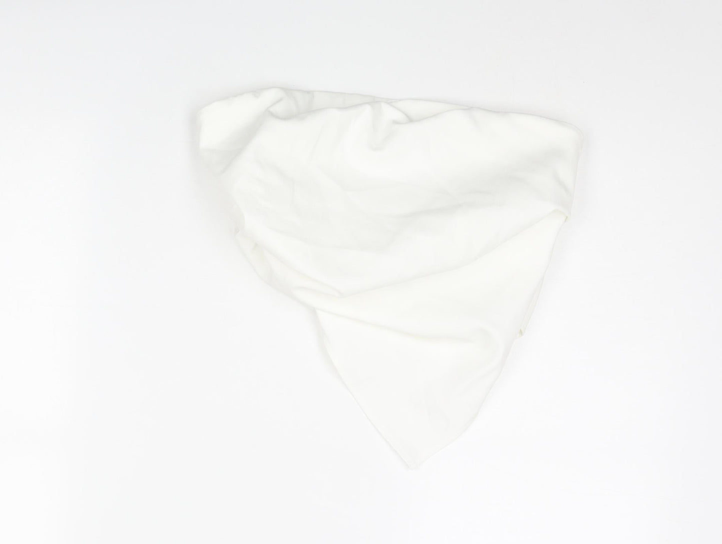 Womens UK Size XS Zara White Cropped Blouse