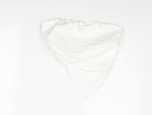 Womens UK Size XS Zara White Cropped Blouse