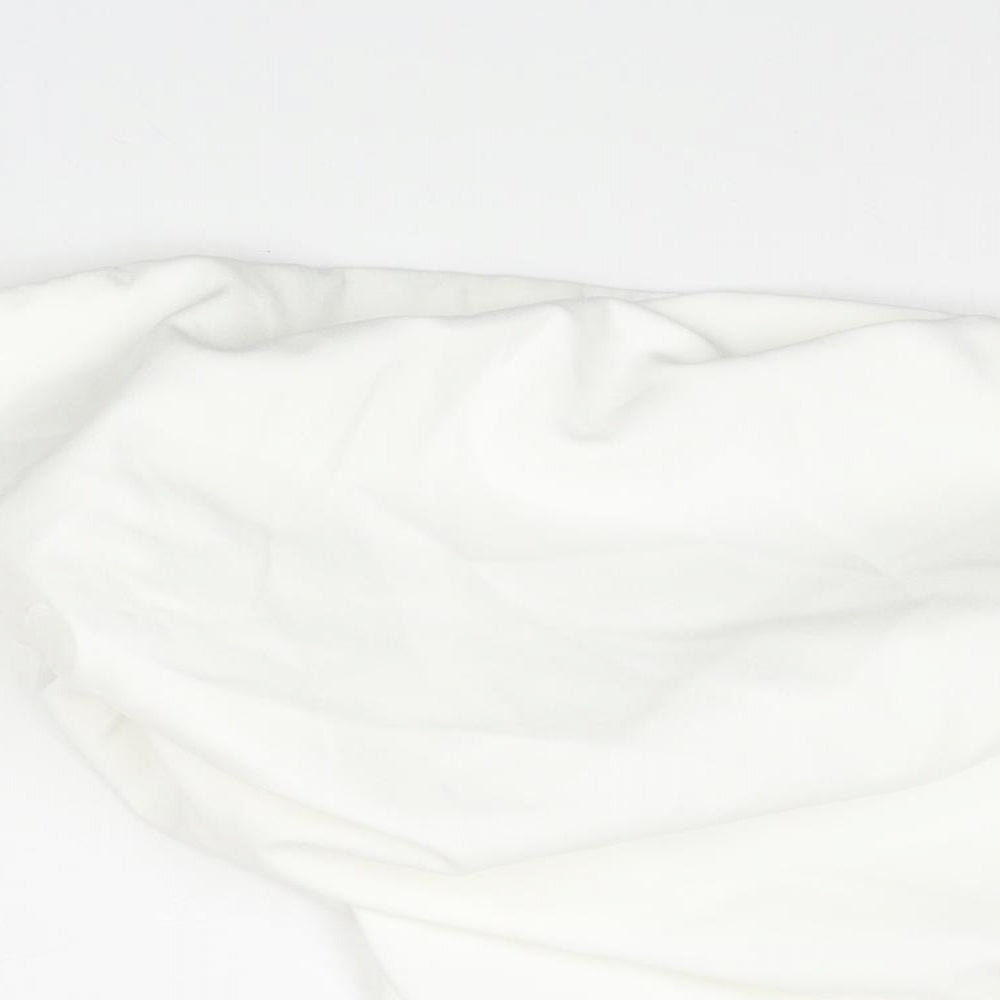 Womens UK Size XS Zara White Cropped Blouse