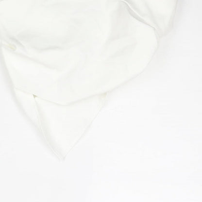 Womens UK Size XS Zara White Cropped Blouse