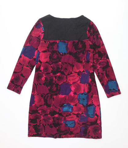 Braintree Womens Multicoloured Geometric Cotton Mini Size XS Round Neck Pullover