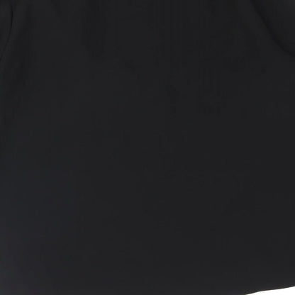 Womens UK Size M Zara Black Basic Blouse