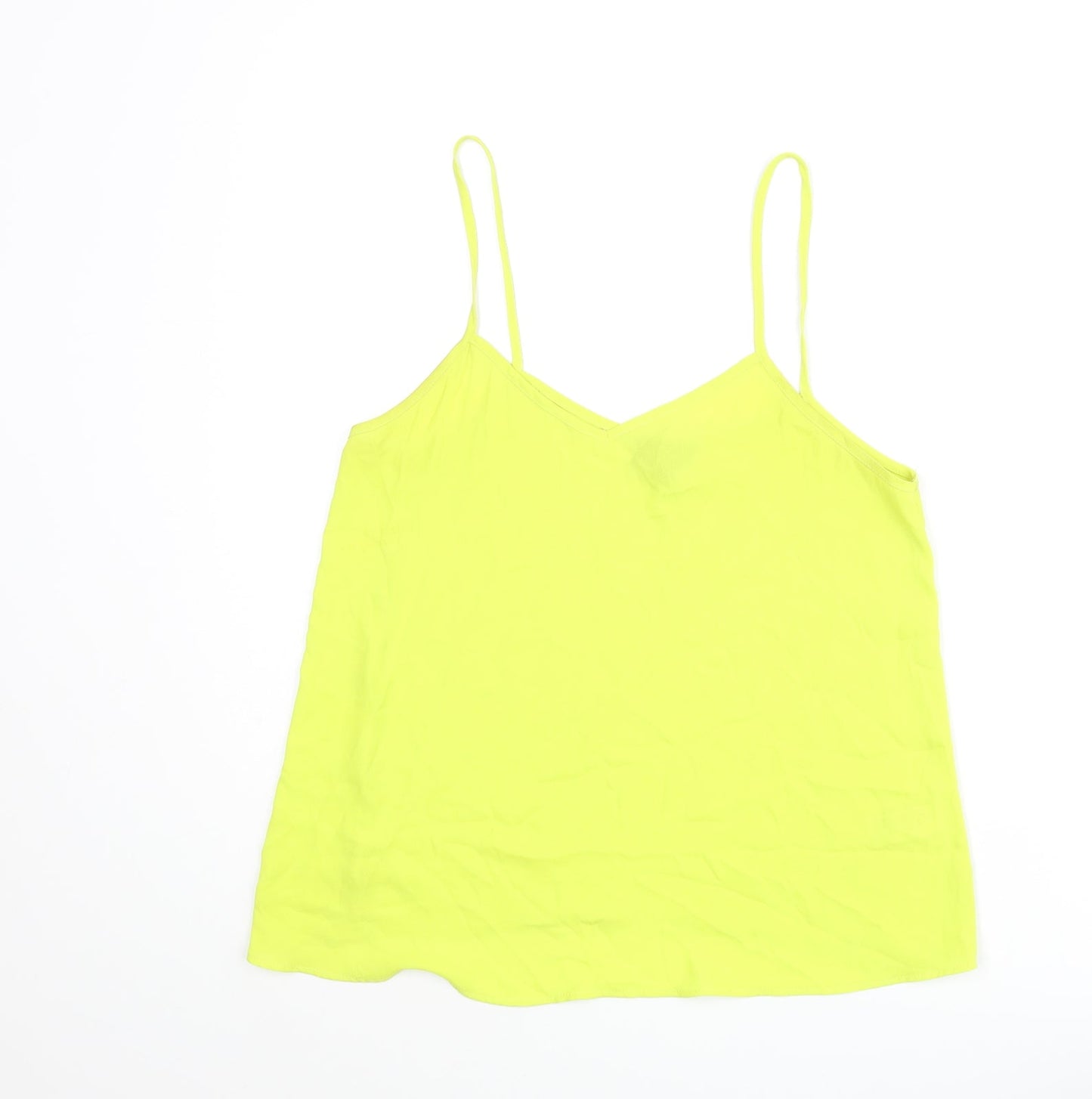 Womens UK Size 6 Topshop Yellow Camisole Blouse