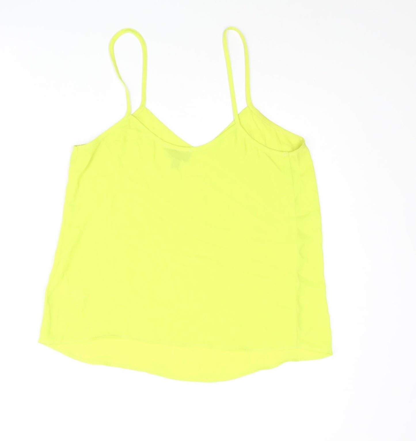 Womens UK Size 6 Topshop Yellow Camisole Blouse