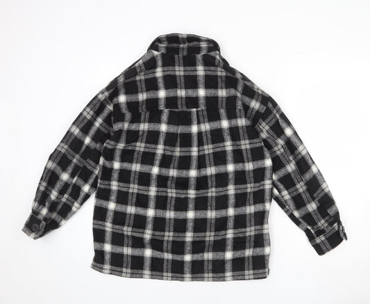 FOREVER 21 Womens Multicoloured Plaid Jacket Size XS Button