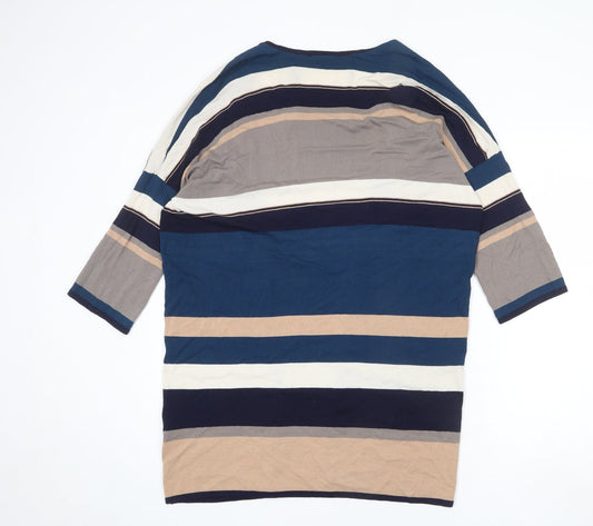 Womens UK Size S Warehouse Multicoloured Cardigan Jumper