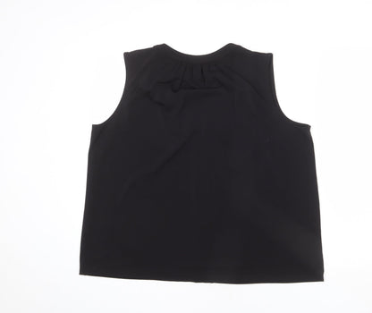 Womens UK Size L H&M Black Basic Tank