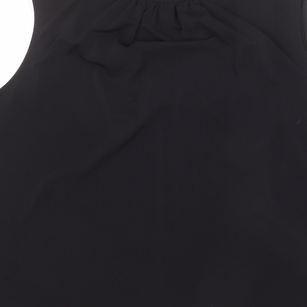 Womens UK Size L H&M Black Basic Tank