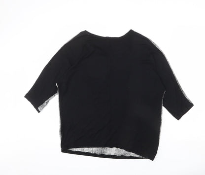 Womens UK Size 12 Dorothy Perkins Grey Basic Blouse