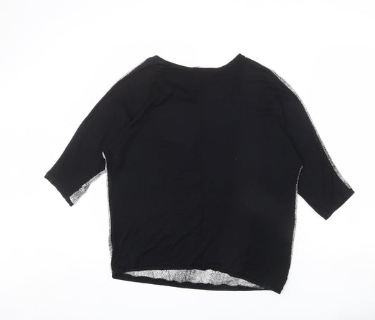 Womens UK Size 12 Dorothy Perkins Grey Basic Blouse