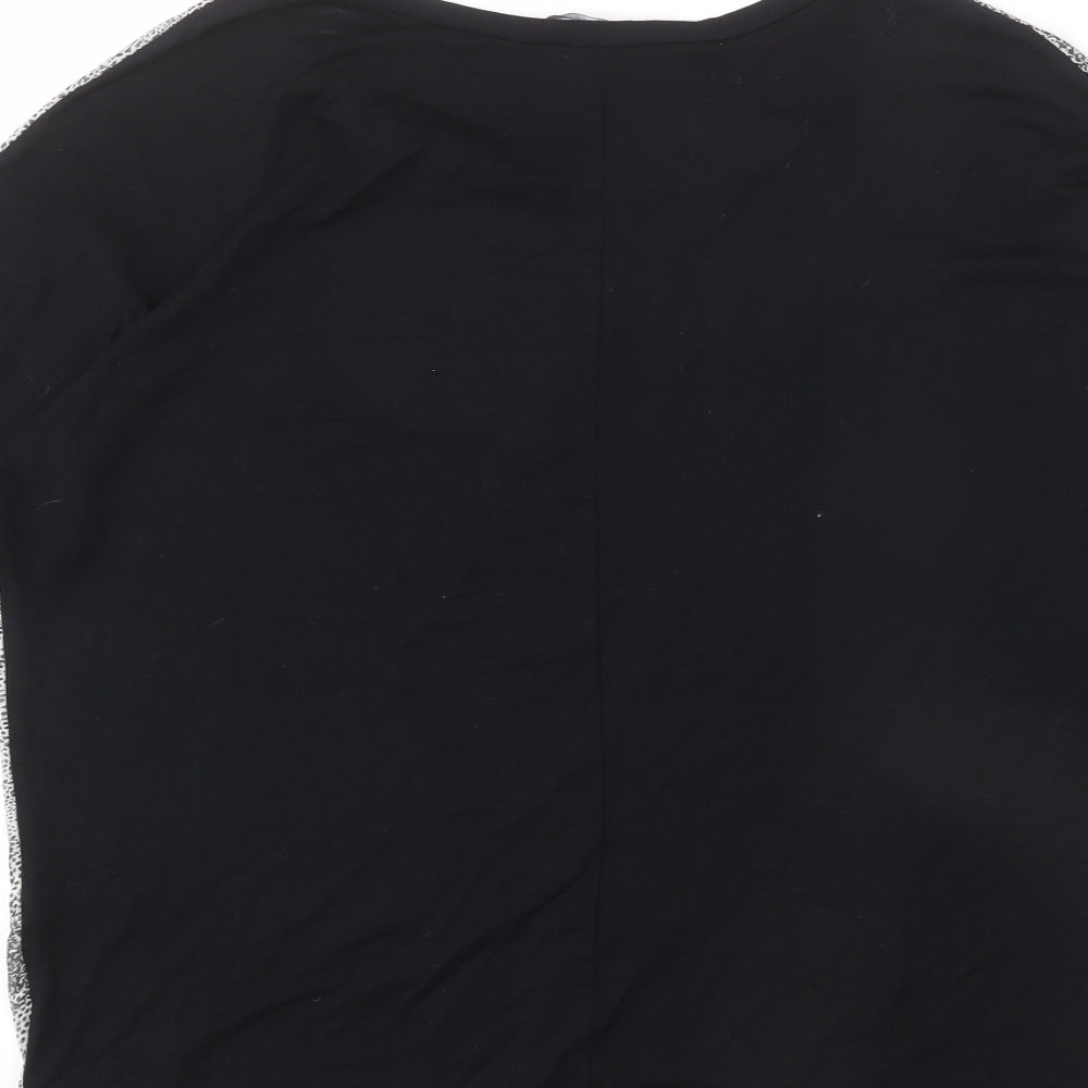 Womens UK Size 12 Dorothy Perkins Grey Basic Blouse