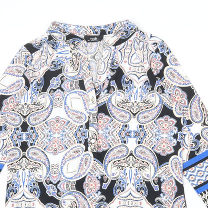 Womens UK Size S Wallis Multicoloured Tunic T-Shirt