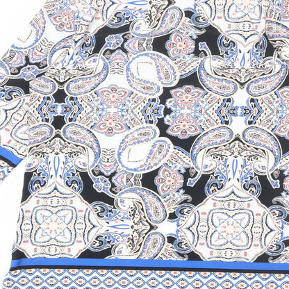 Womens UK Size S Wallis Multicoloured Tunic T-Shirt