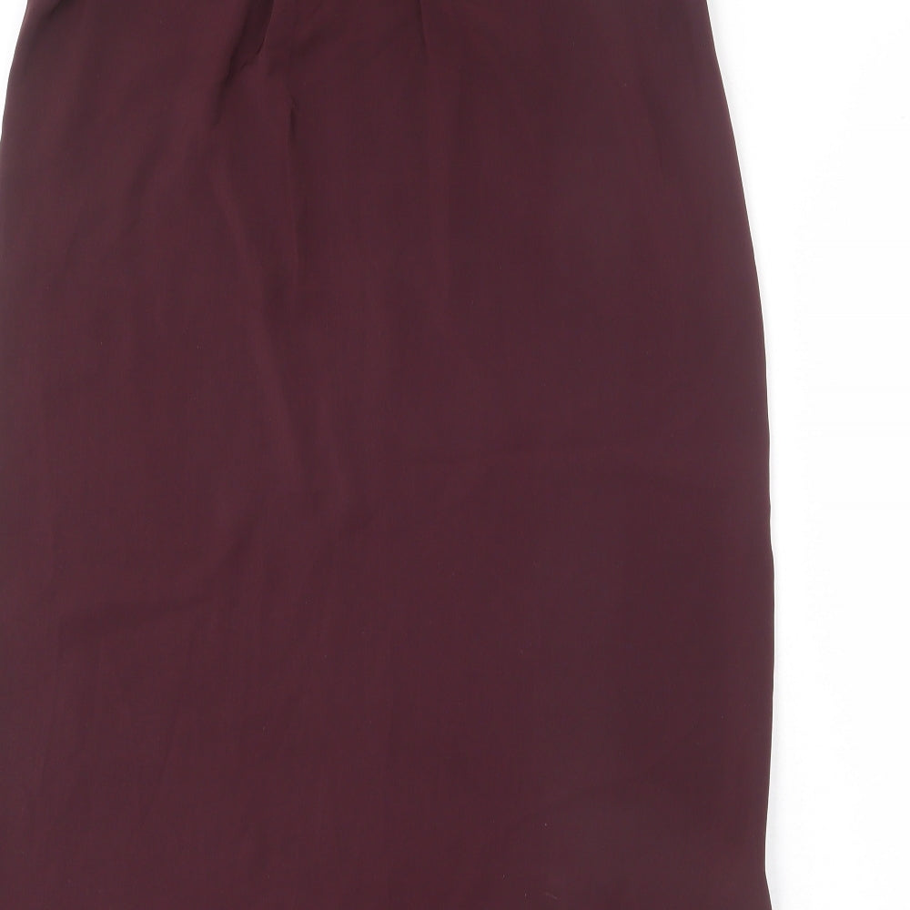 NEXT Womens Multicoloured Geometric Polyester Tank Dress Size 10 Round Neck Pullover - Trees, Snake Skin, Gradient