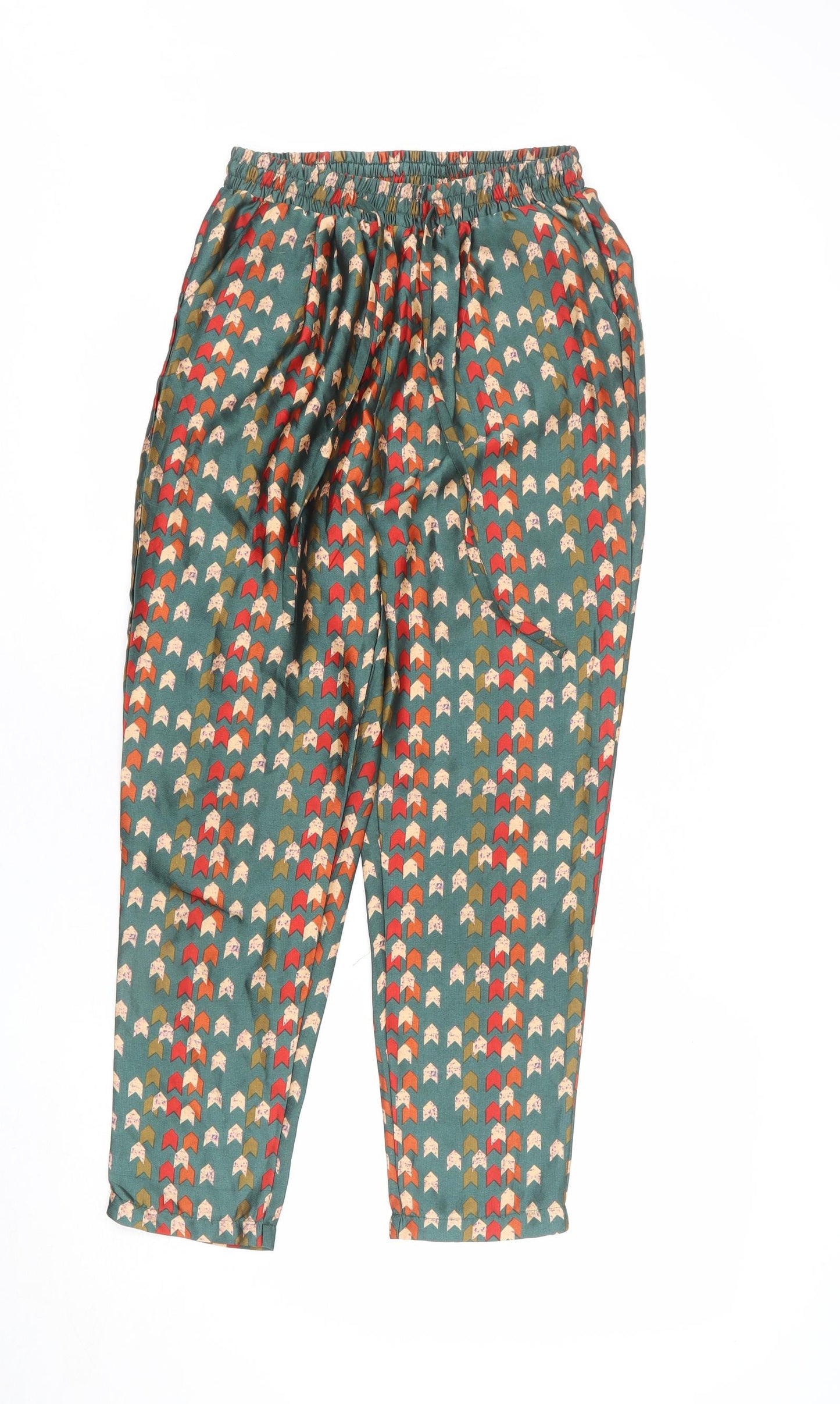 Womens UK Size 8 PRETTYLITTLETHING Regular Fit  Multicoloured Trousers