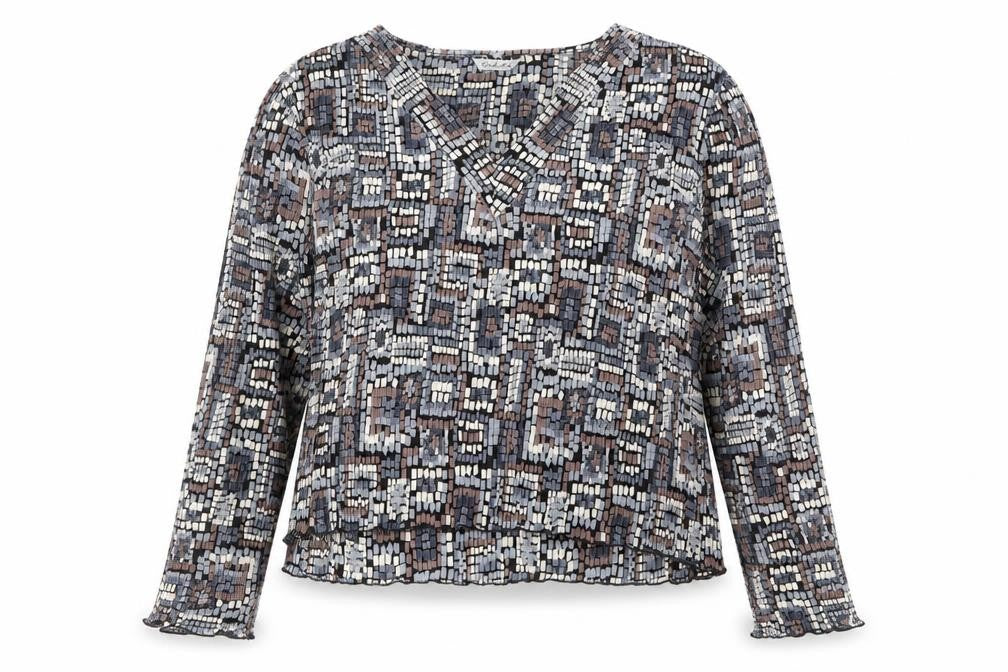 Womens UK Size 20 Berkertex Multicoloured Basic Blouse