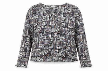 Womens UK Size 20 Berkertex Multicoloured Basic Blouse