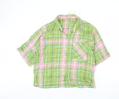Womens UK Size 14 NEXT Multicoloured Basic Button-Up