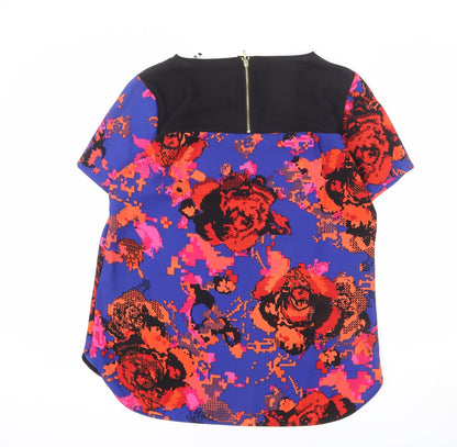 Womens UK Size 12 Marks and Spencer Multicoloured Basic Blouse