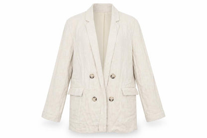 Stradivarius Womens Beige Jacket Blazer Size L