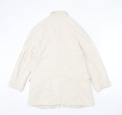 Stradivarius Womens Beige Jacket Blazer Size L