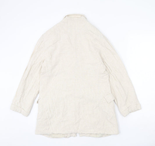 Stradivarius Womens Beige Jacket Blazer Size L