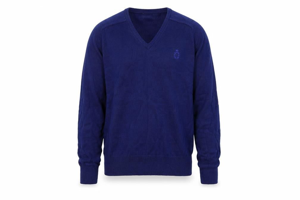 Mens UK Size L BHS Blue Pullover Jumper