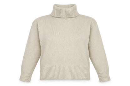 Womens UK Size M Only Beige Pullover Jumper